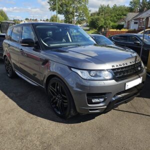 AVAILABLE NOW! RANGE ROVER SPORT 3.0 SDV6 HSE GREY WITH BLACK LEATHER